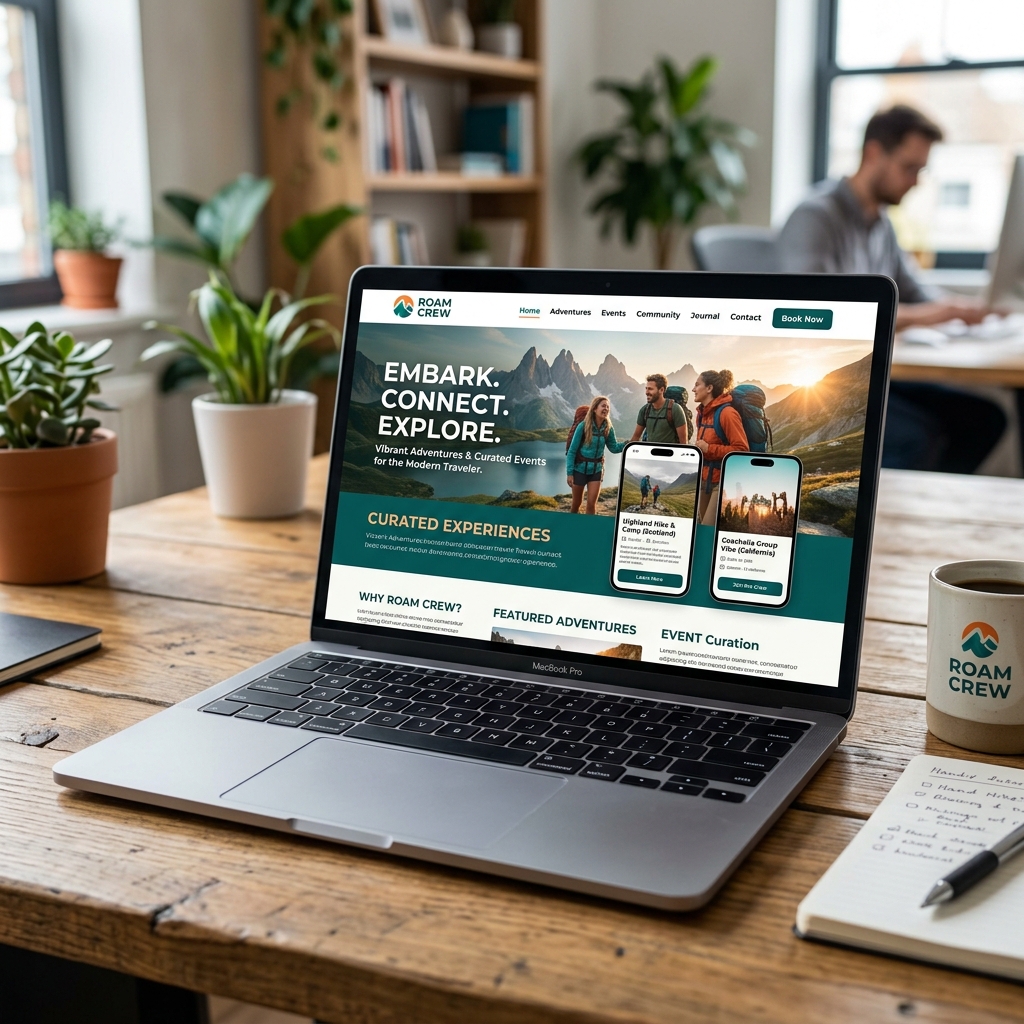 Roam Crew – custom web development by Theios Creative